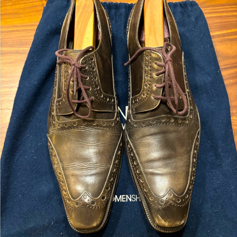 KENZO designer oxfords, purchased in Paris, worn 2 -4 times.